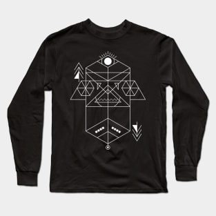 Sacred Geometry Prism Long Sleeve T-Shirt